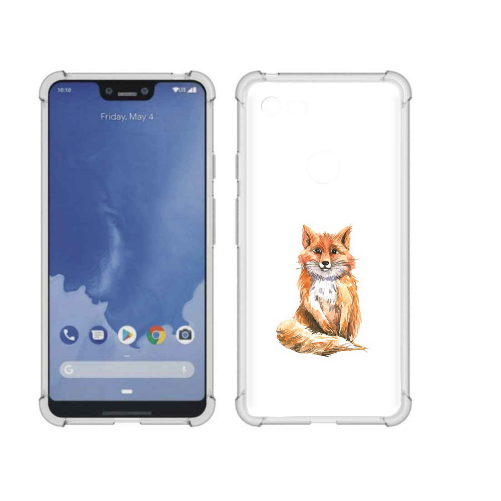 

Чехол MyPads Tocco для Google Pixel 3 XL детская лиса, Прозрачный, Tocco
