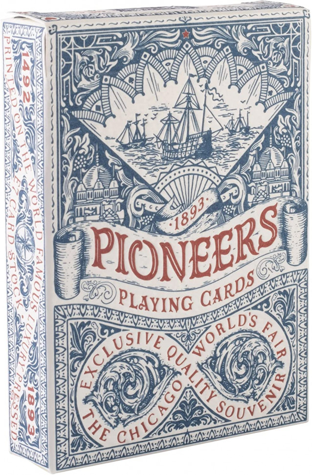 

Карты "Ellusionist Pioners blue"