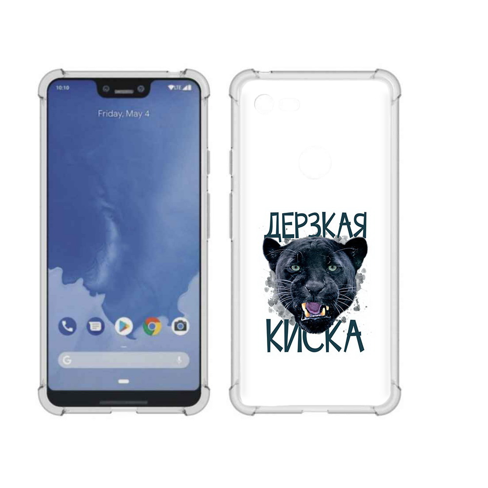 

Чехол MyPads Tocco для Google Pixel 3 XL дерзкая киска, Прозрачный, Tocco