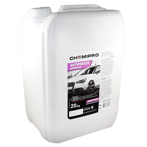 фото Chemipro ch029 ch029_антифриз chemipro g12 готовый 20kg! красный, 17.8л\ () 1шт