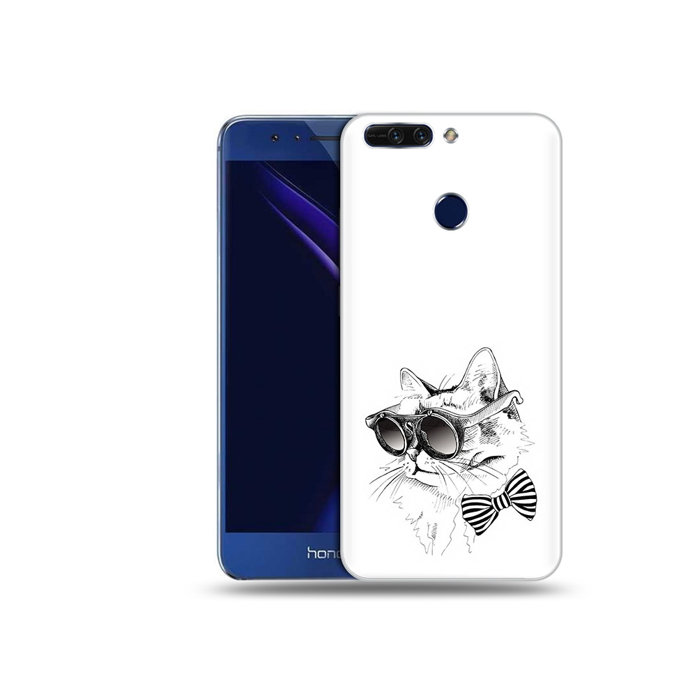 

Чехол MyPads Tocco для Honor 8 Pro крутая кошка в очках (PT66177.42.421), Tocco