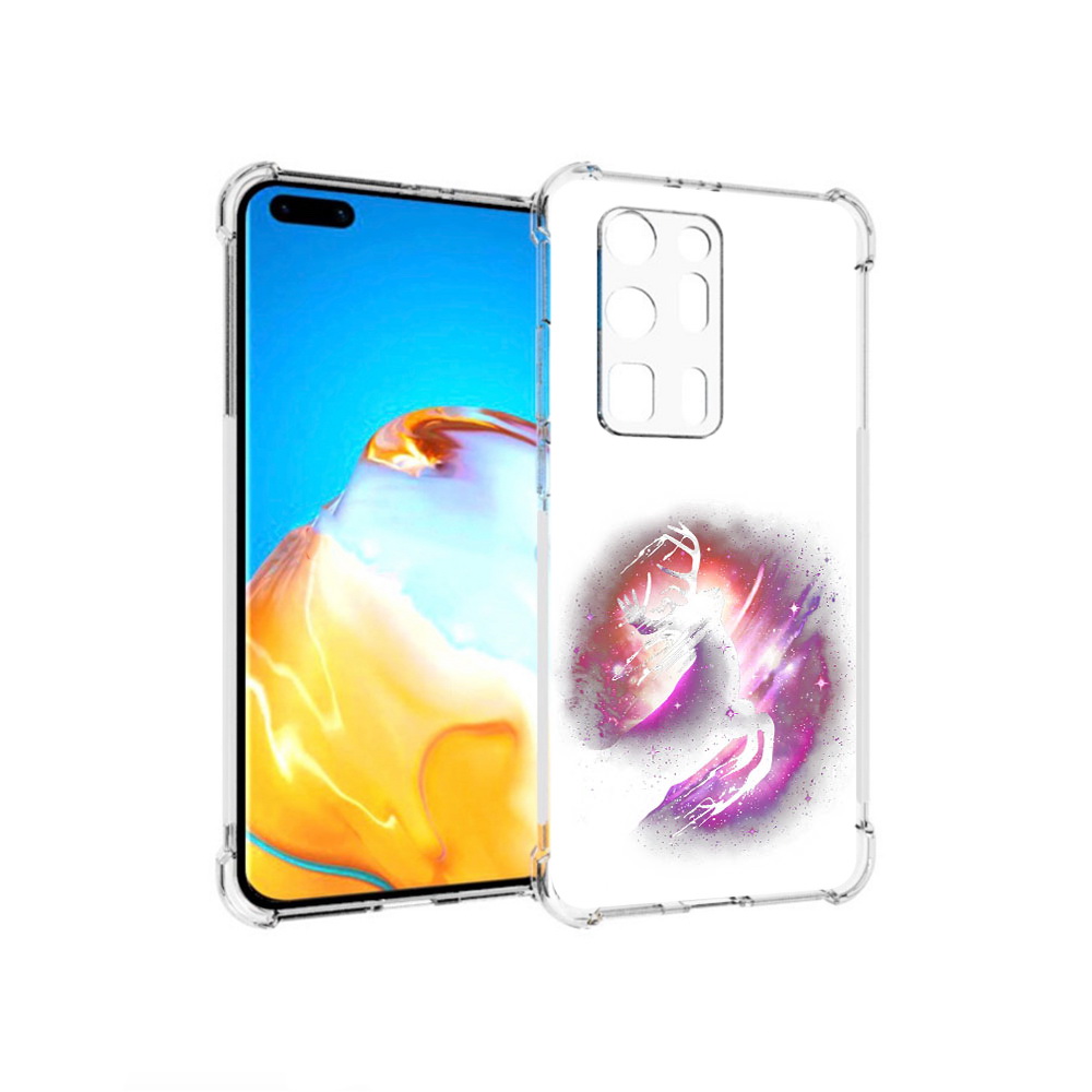 

Чехол MyPads Tocco для Huawei P40 Pro+ звездный олень, Прозрачный, Tocco