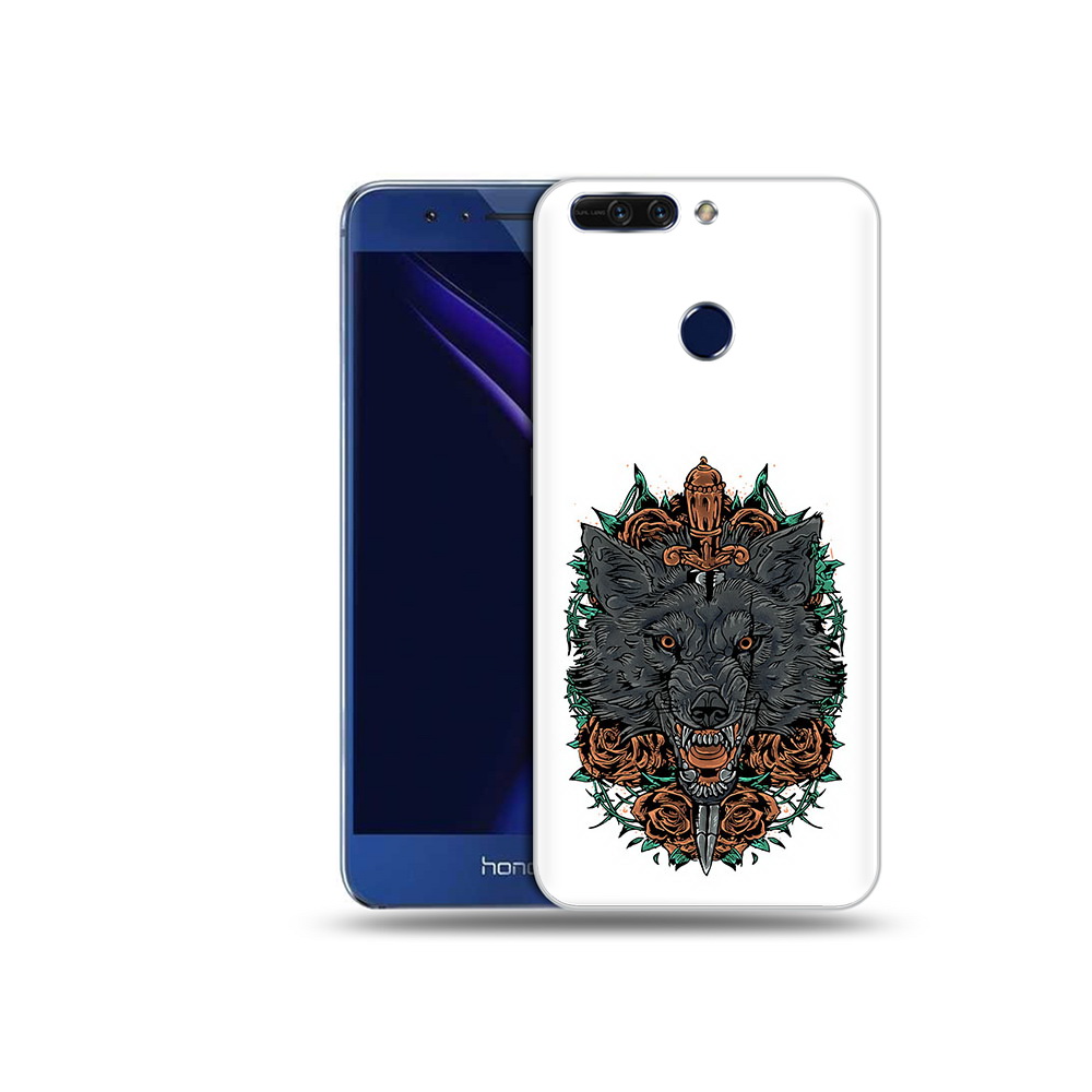 

Чехол MyPads Tocco для Honor 8 Pro красивый злой волк (PT66177.42.409), Tocco