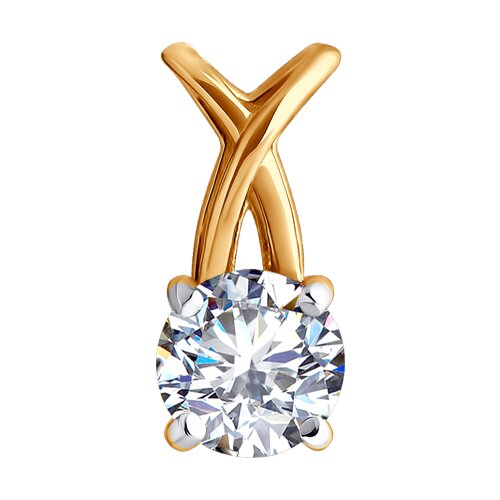 

Кулон из красного золота Diamant 51-130-02204-1, фианит, 51-130-02204-1
