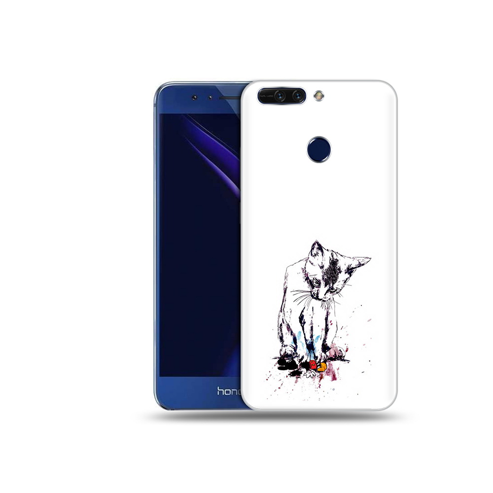 

Чехол MyPads Tocco для Honor 8 Pro кот и микки (PT66177.42.399), Tocco