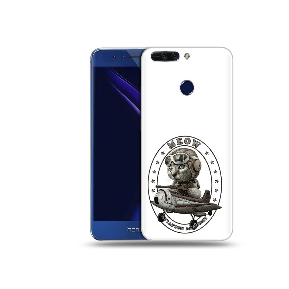 

Чехол MyPads Tocco для Honor 8 Pro кот в самолете (PT66177.42.395), Tocco