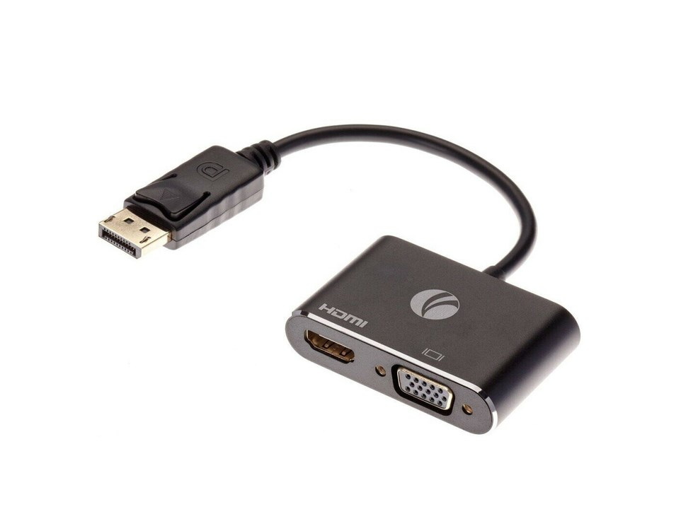 Кабель VCOM DisplayPort - HDMI/VGA M-F 0,15m (CG640M-0.15)