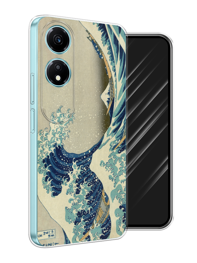 

Чехол Awog на Honor X5 Plus "Большая волна в Канагаве", Серый;синий;голубой, 6121950-1