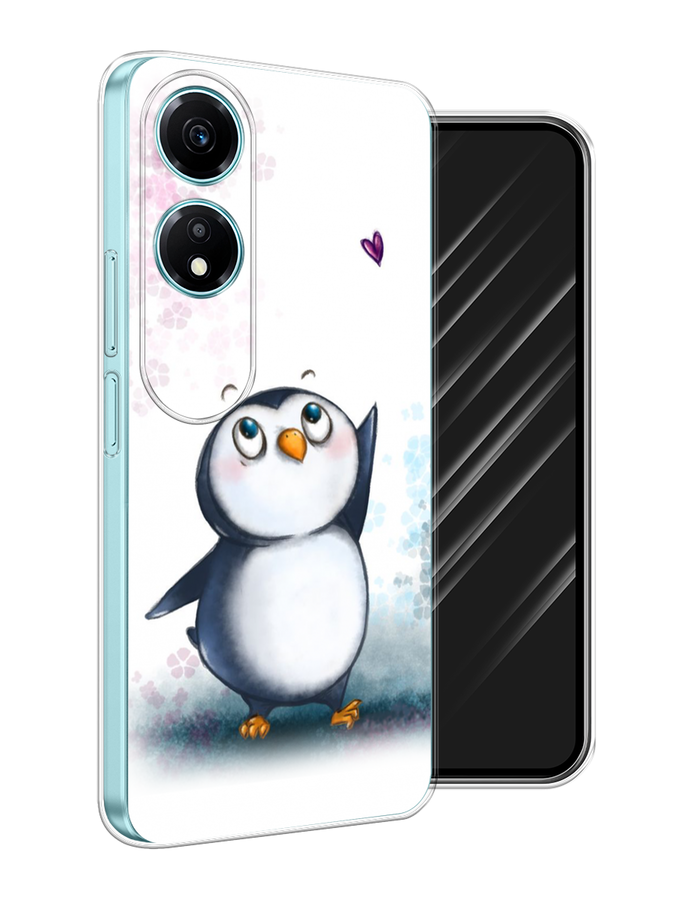 

Чехол Awog на Honor X5 Plus "Пингвин и сердечко", Белый, 6121950-1