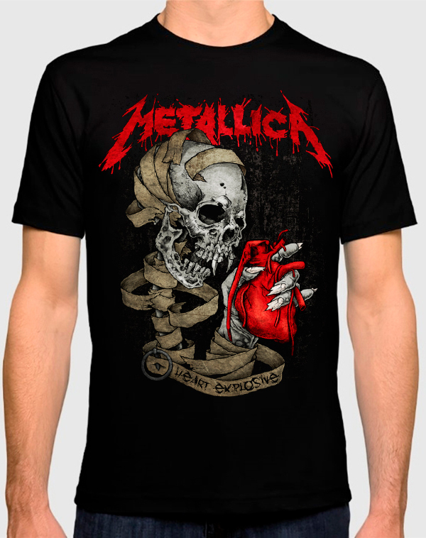 фото Футболка мужская dream shirts группа metallica 50007842 черная xl