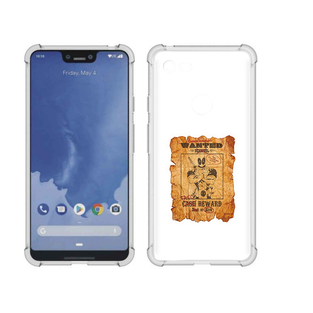 

Чехол MyPads Tocco для Google Pixel 3 XL дедпул, Прозрачный, Tocco