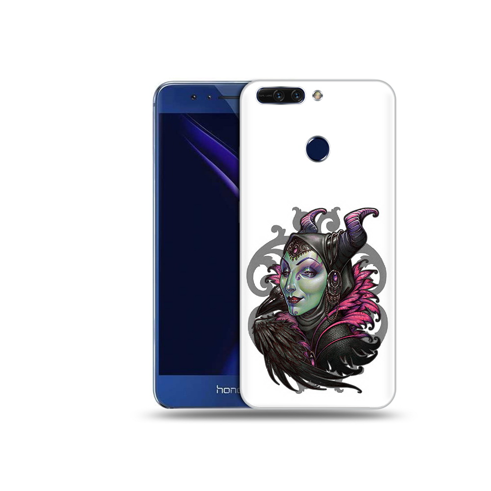 

Чехол MyPads Tocco для Honor 8 Pro зеленая девушка с вороном (PT66177.42.357), Tocco
