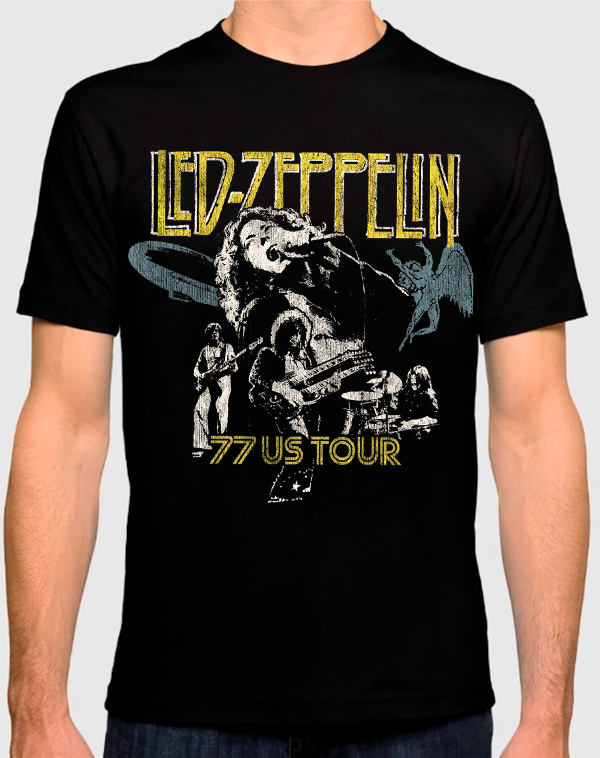 фото Футболка мужская dream shirts led zeppelin 50007832 черная 3xl