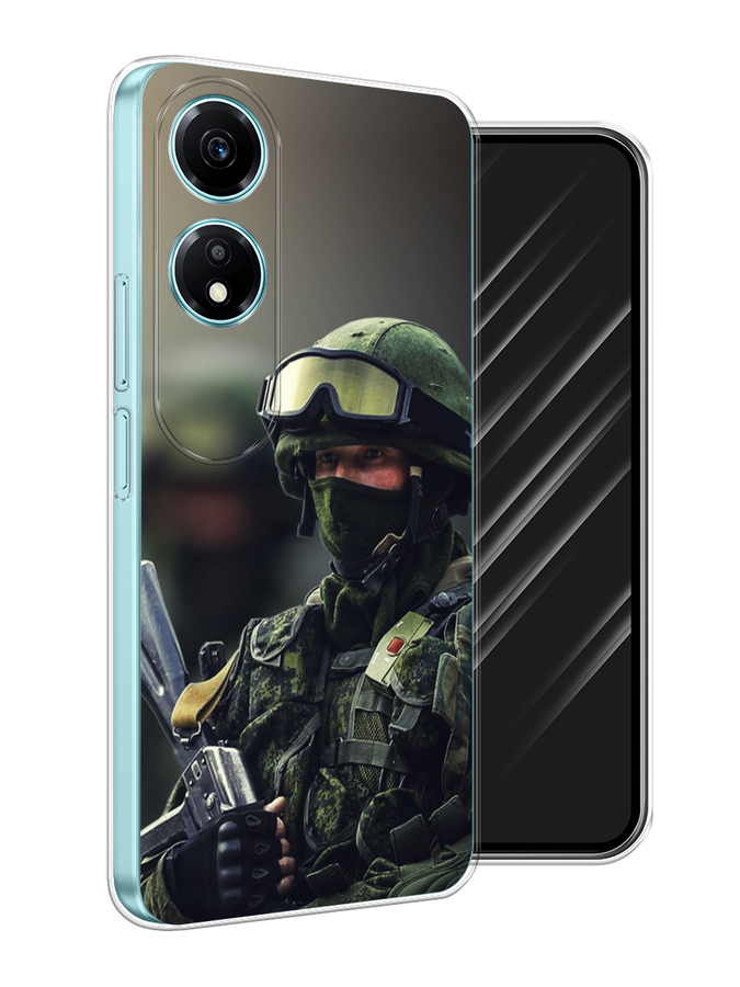 

Чехол Awog на Honor X5 Plus "Солдат", Зеленый;серый, 6121950-1