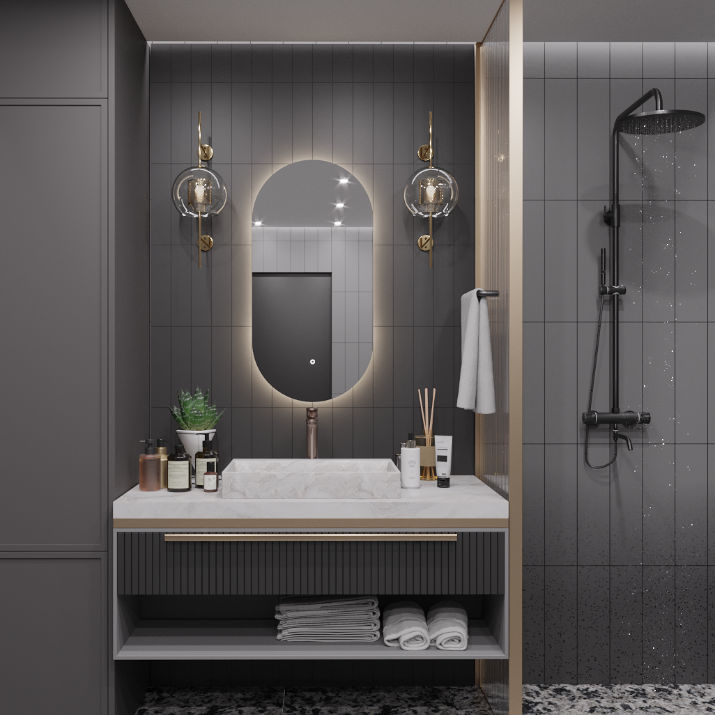 Зеркало для ванной Alias Олимпия 80*40  с нейтральной LED-подсветкой и антизапотеванием зеркало навесное jagger