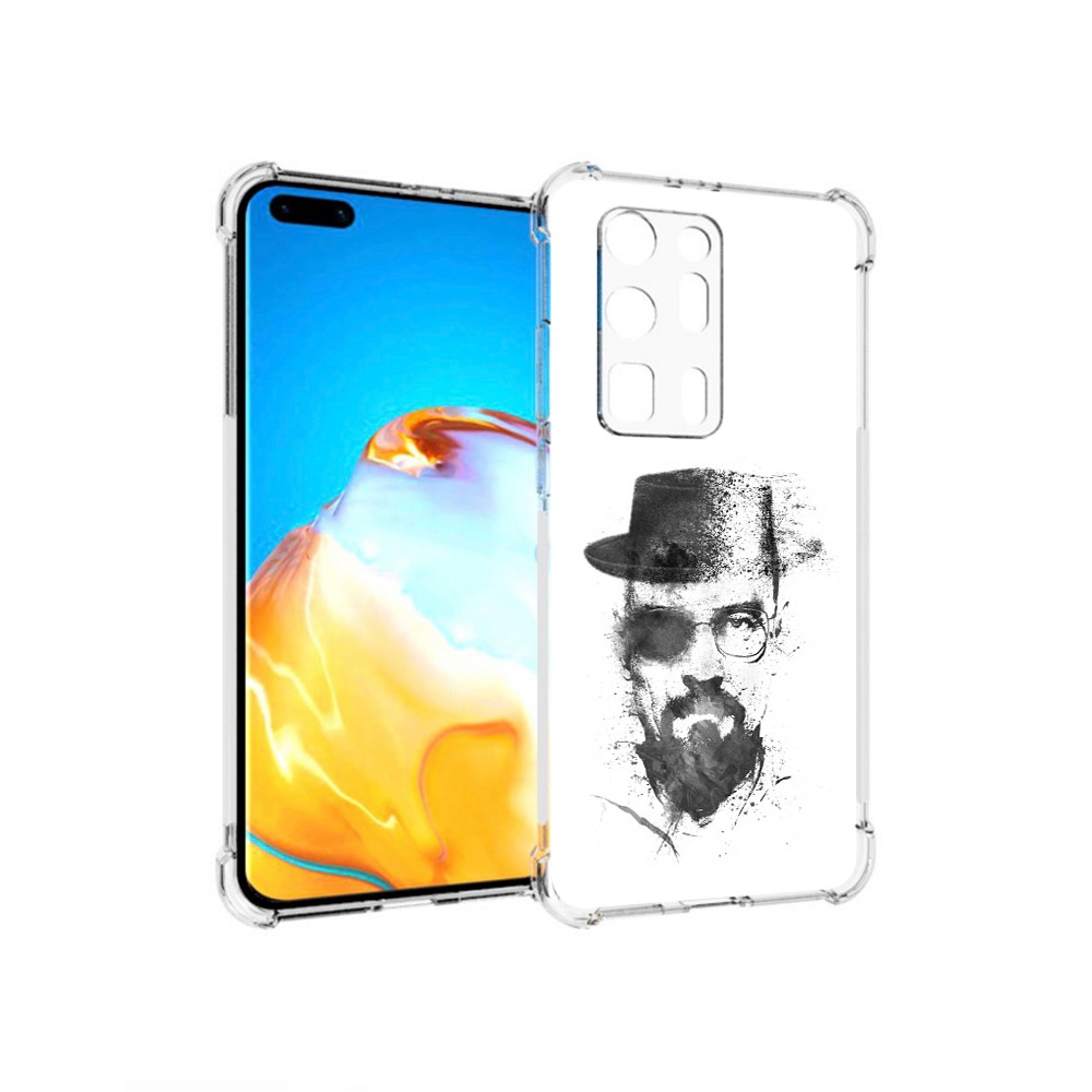 

Чехол MyPads Tocco для Huawei P40 Pro+ загадочный человек, Прозрачный, Tocco