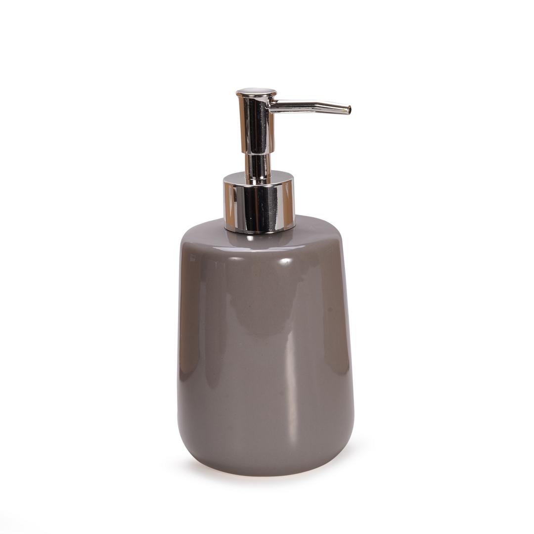 фото Дозатор для жидкого мыла настольный глянец серый ce2117fa-ld керамика аквалиния