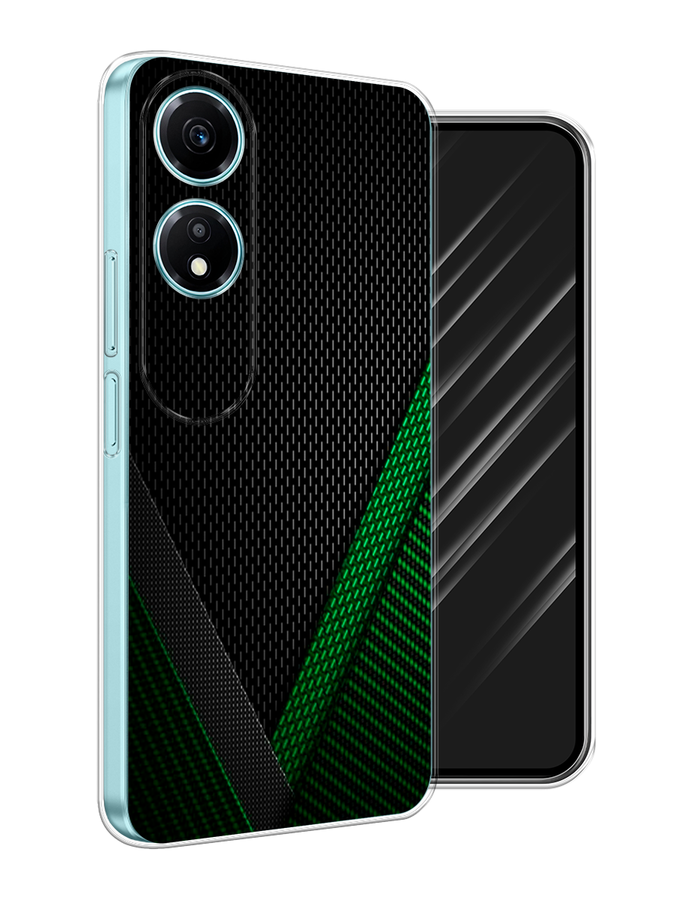 

Чехол Awog на Honor X5 Plus "Зеленый карбон", Черный;зеленый, 6121950-1