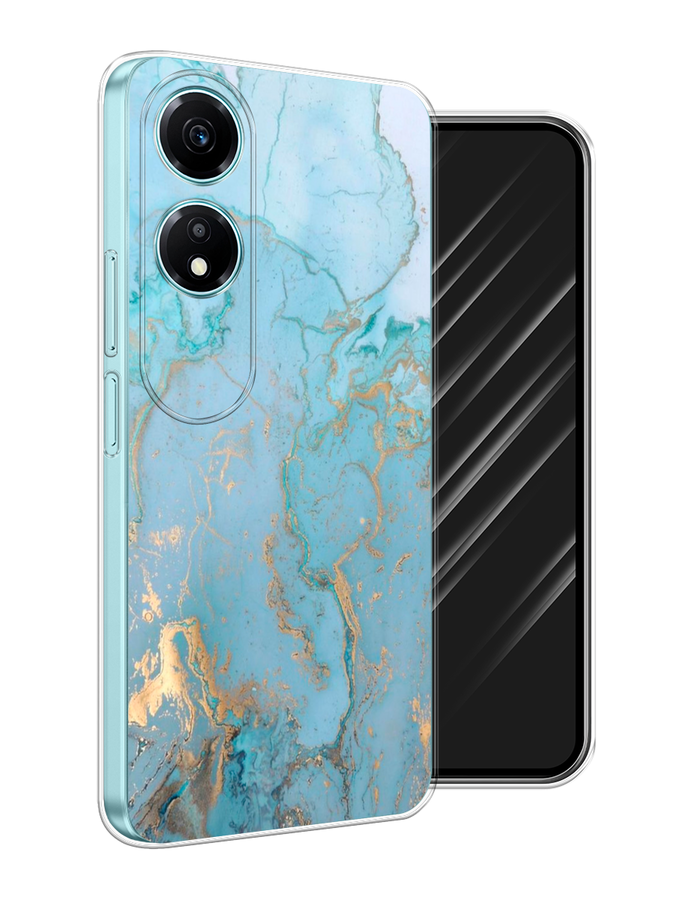 

Чехол Awog на Honor X5 Plus "Голубой мрамор рисунок", 6121950-1