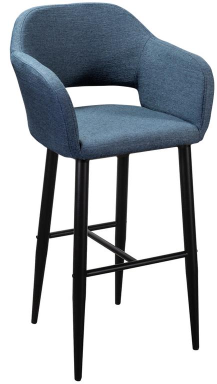 

Барный стул R-Home Oscar 41021831h_БлюАрт/Черный, блю арт/черный, Oscar