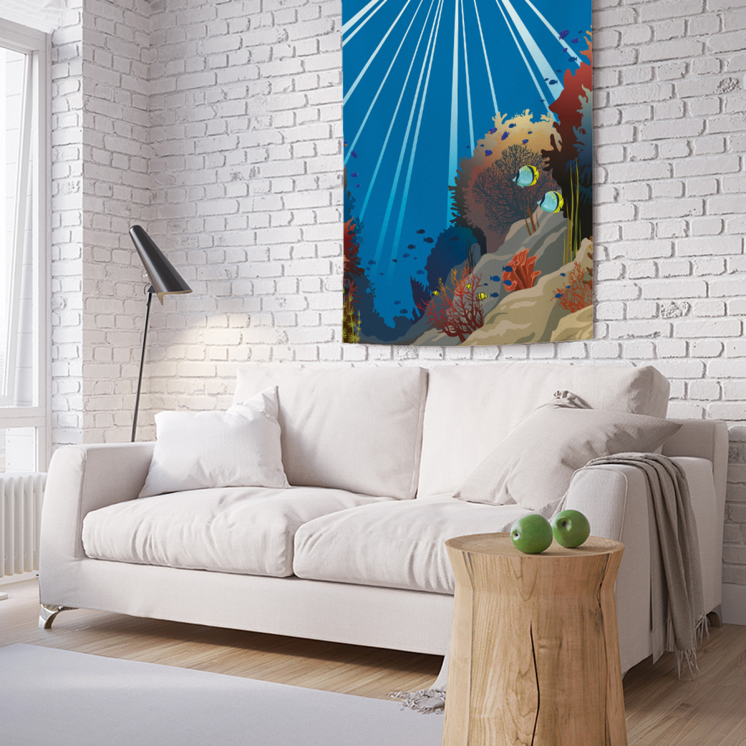 

Вертикальное фотопанно на стену JoyArty Коралловый риф 100x150 см, Коралловый риф