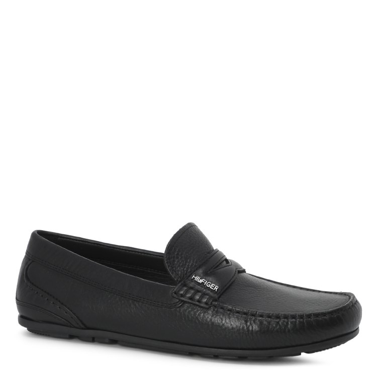 

Мокасины мужские Tommy Hilfiger FM0FM03242 черные 41 EU, FM0FM03242