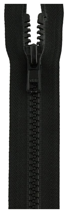 

Застежка-молния YKK 4335956/70, 580 черный тип 5 (5,7мм), разъемная, длина 70см