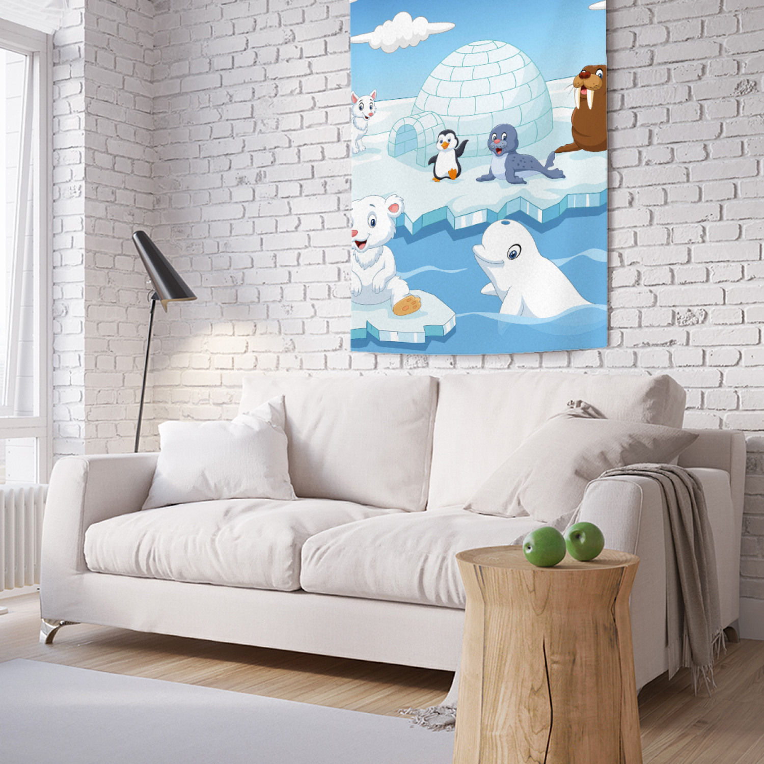 

Вертикальное фотопанно на стену JoyArty Северный полюс 100x150 см, Северный полюс
