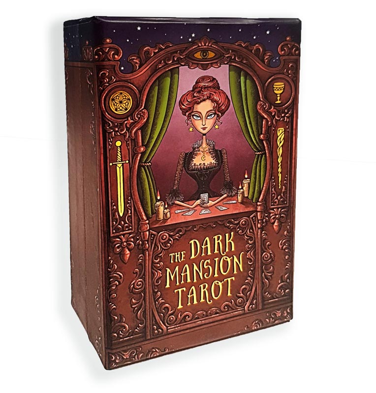 Карты Таро The Dark Mansion Tarot deck 12cm Version 4rd, Taroteca / Темный Особняк, 12 см