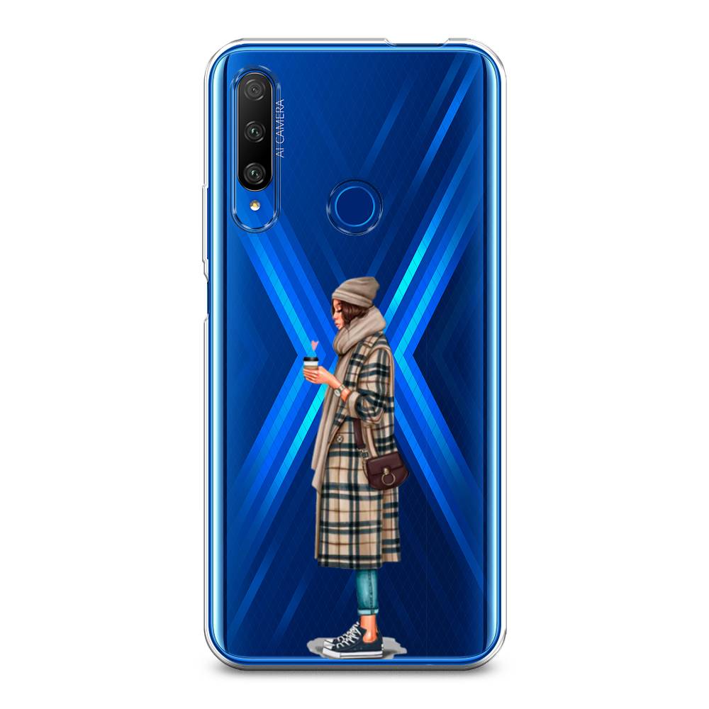 

Чехол на Huawei Honor 9X Premium "Утренний кофе", Коричневый;бежевый, 610650-6
