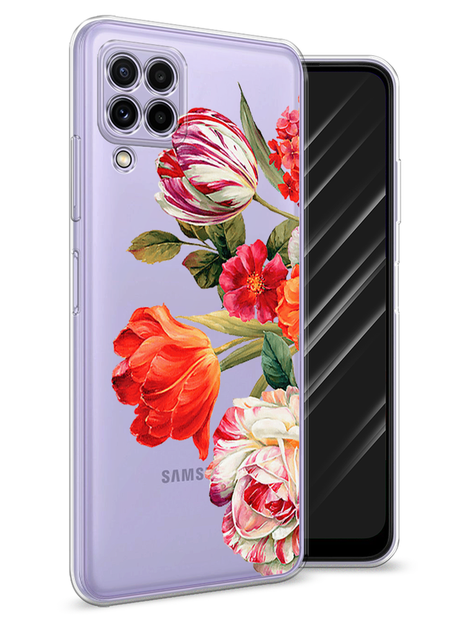 

Чехол Awog на Samsung Galaxy A22 / Самсунг A22 "Весенний букет", Разноцветный, 2103150-8