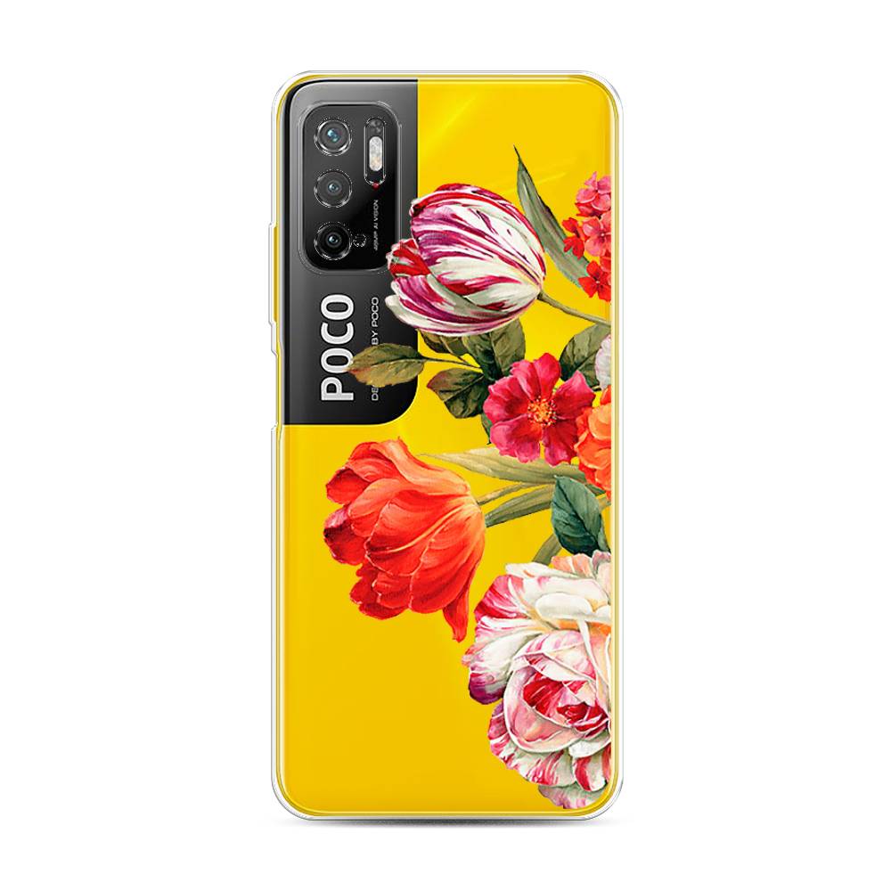 Чехол Awog  на Poco M3 Pro Весенний букет