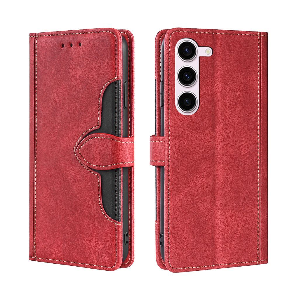 

Чехол-книжка MyPads для Samsung Galaxy S23 / Самсунг S23,узор в сочетании с другим цвет..., Красный