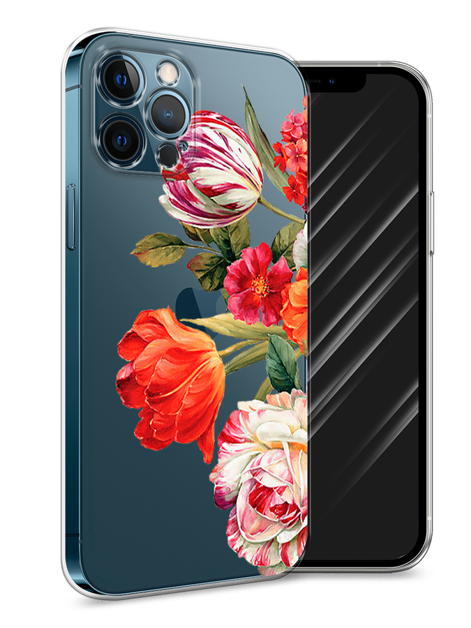 

Чехол Awog на Apple iPhone 12 Pro Max / Айфон 12 Pro Max "Весенний букет", Разноцветный, 12750-8