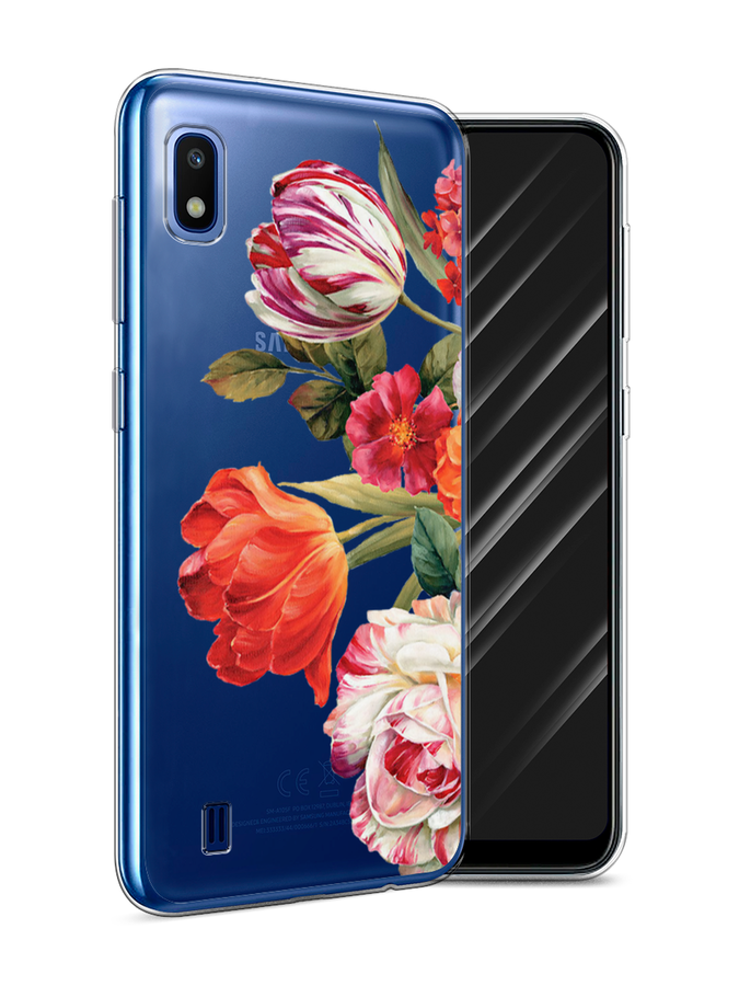 

Чехол Awog на Samsung Galaxy A10 "Весенний букет", Разноцветный, 27950-8