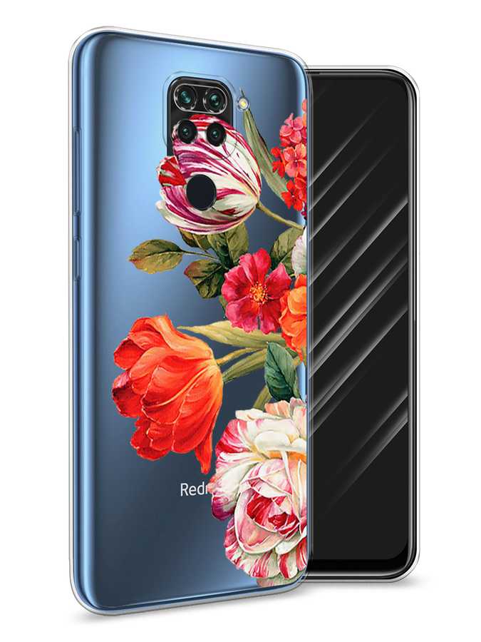 

Чехол Awog на Xiaomi Redmi Note 9 "Весенний букет", Разноцветный, 38150-8