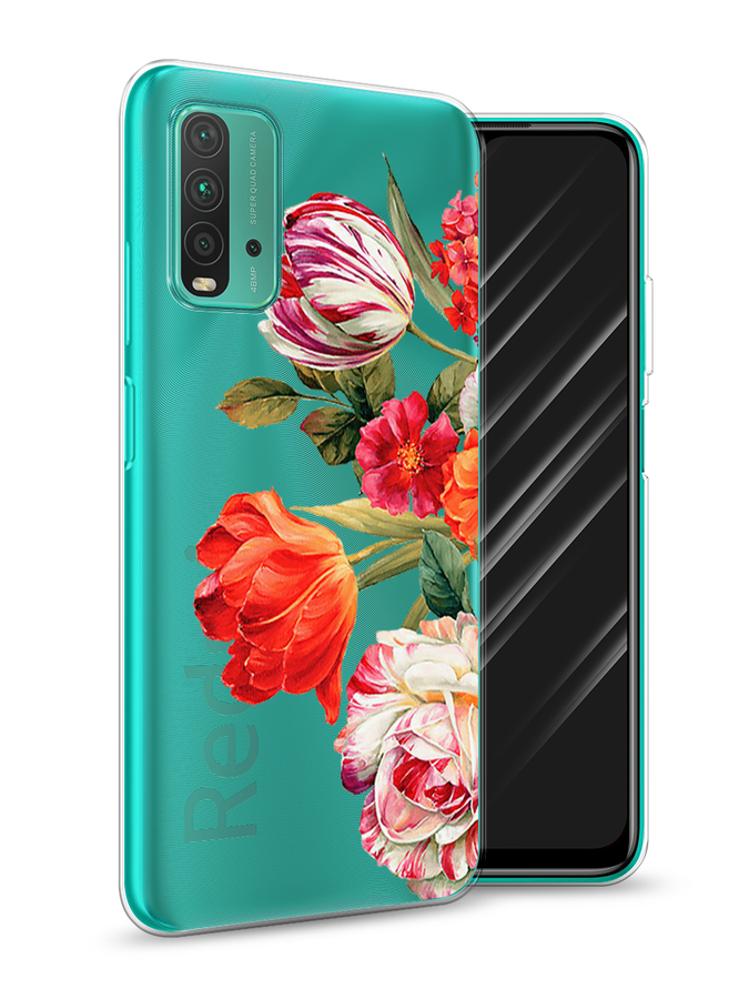 

Чехол Awog на Xiaomi Redmi 9T "Весенний букет", Разноцветный, 39850-8