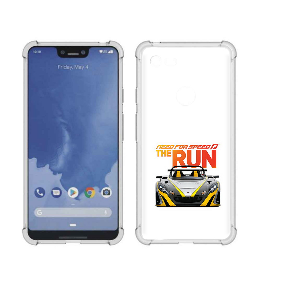 

Чехол MyPads Tocco для Google Pixel 3 XL гонка, Прозрачный, Tocco