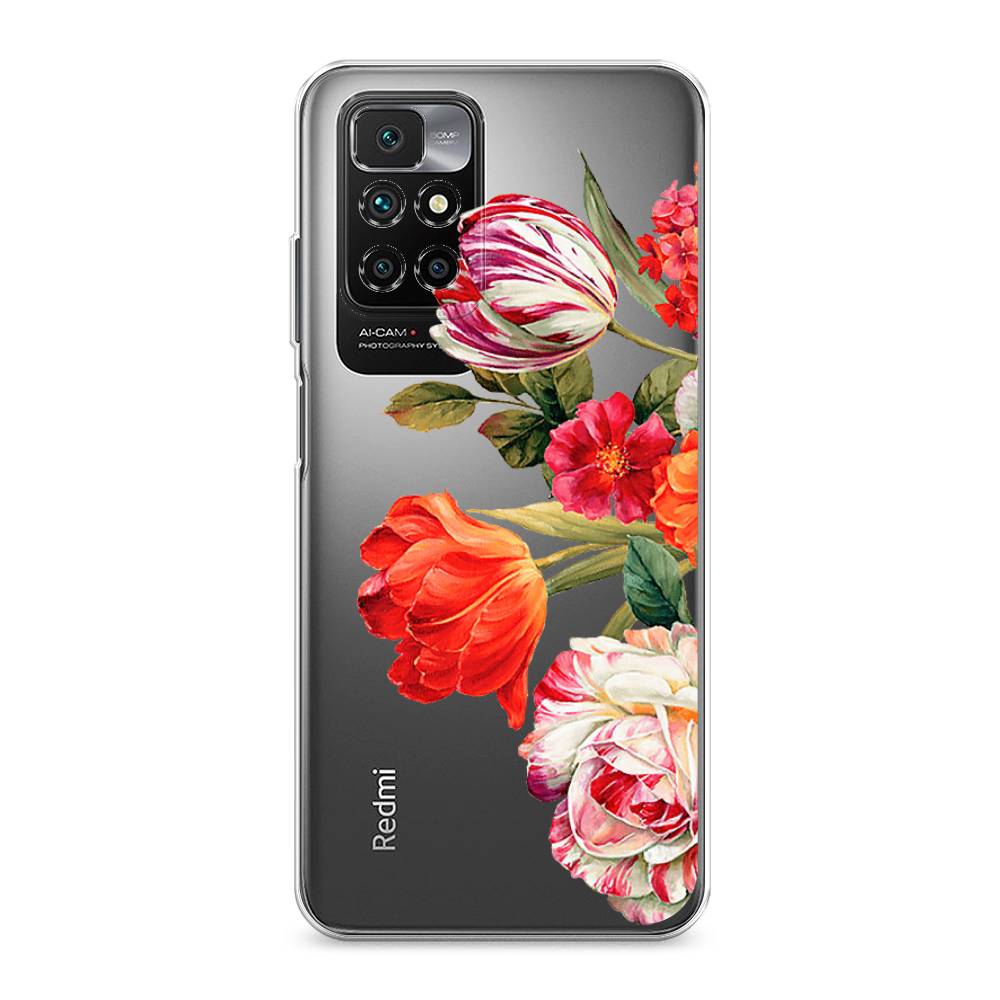 фото Чехол awog "весенний букет" для xiaomi redmi 10