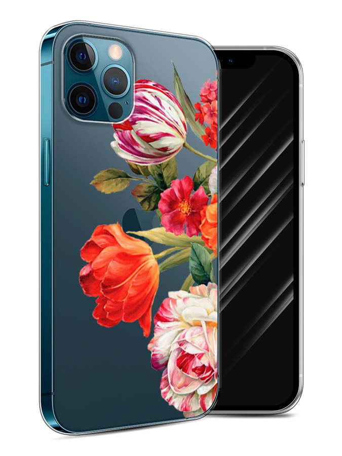

Чехол Awog на Apple iPhone 12 / Айфон 12 "Весенний букет", Разноцветный, 12550-8