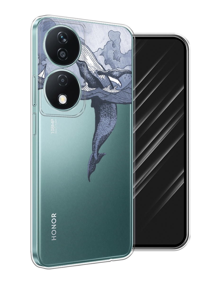 

Чехол Awog на Honor X7B "Два измерения", Голубой;черный;прозрачный, 6123350-1