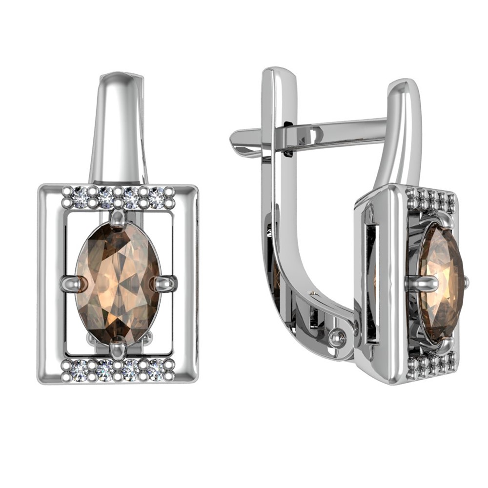 

Серьги из серебра ПРИВОЛЖСКИЙ ЮВЕЛИР 301600-FA11FA90, алпанит, 301600-FA11FA90