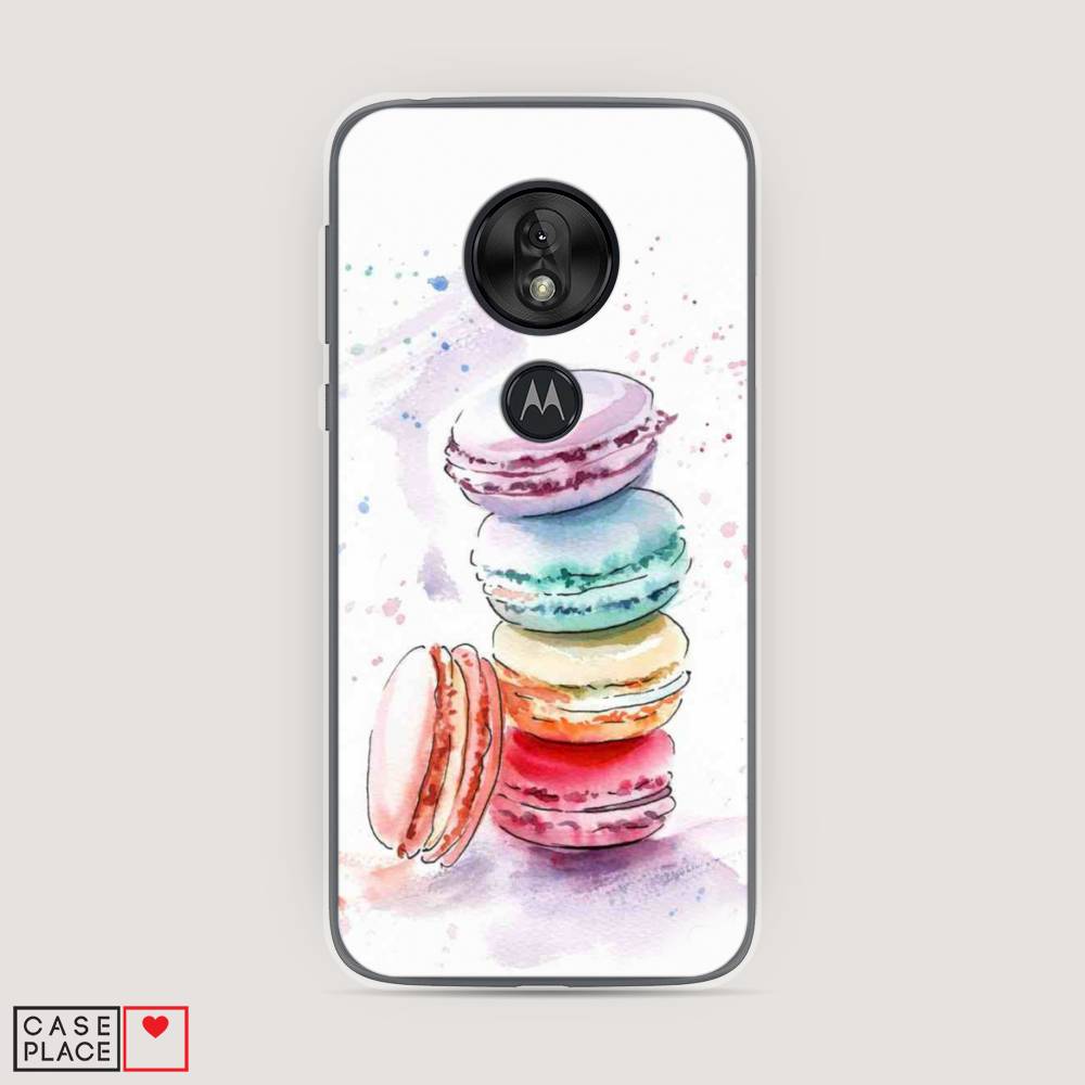 

Чехол Awog на Motorola Moto G7 Play / Моторола Мото G7 Play "Пирамидка макарони 2", Разноцветный, 241250-10