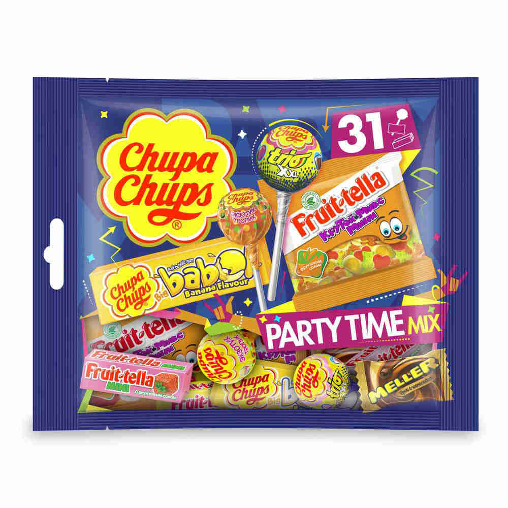 Набор кондитерских изделий Chupa Chups Party Time Mix 380 г