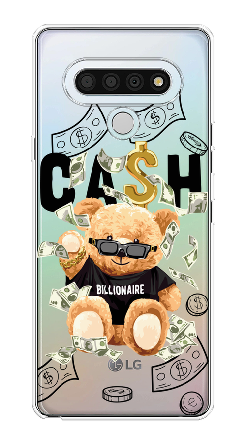 

Чехол на LG Stylo 6 "Big cash", Черный;серый;бежевый, 84550-6