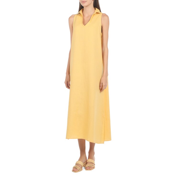 

Платье женское Maison David DRESS-2 желтое L, Желтый, DRESS-2