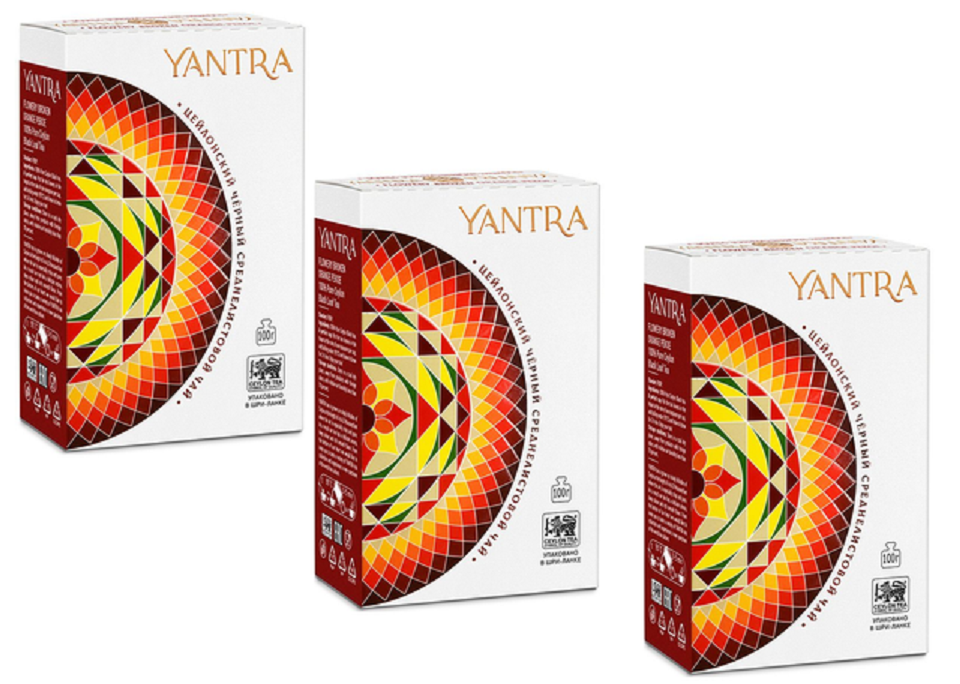 

Чай черный Yantra среднелистовой FBOP, 100 г х 3 шт