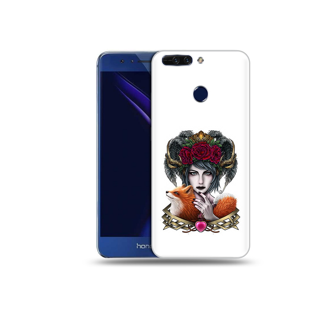 

Чехол MyPads Tocco для Honor 8 Pro девушка с лисой (PT66177.42.314), Tocco