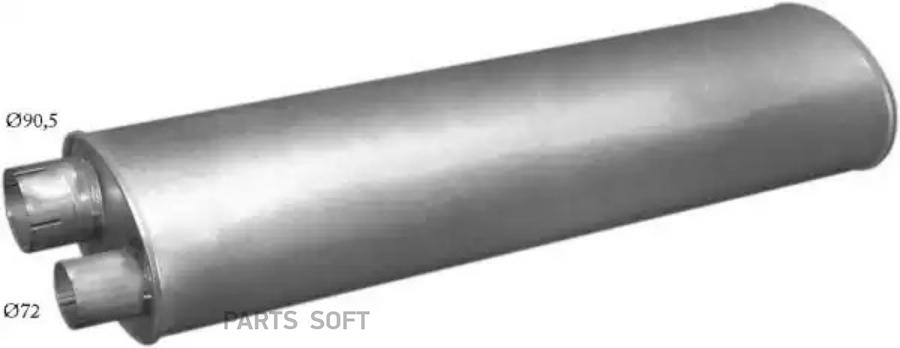 

POLMOSTROW 6904 Глушитель средняя часть 1шт