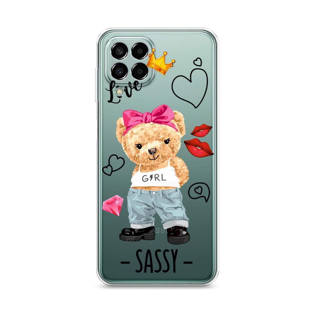 

Чехол на Samsung Galaxy M33 "Sugar Mommy", Голубой;белый;розовый, 2105650-6